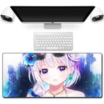 HOTPRO Mouse Mat Size XXL Large 800X300X3MM,3D Anime Desk Pad,Long Stitched Edges Waterproof Non-Slip Rubber Base Mousepad Great for Laptop,Computer & PC Life In A Different World-4