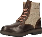camel active Women's Stone Fashion Boot, Dark Brown, 6.5 UK