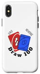 iPhone X/XS Funny UNO Reverse Draw 100 Lover Cards Family Game Nights Case