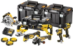 Dewalt.Combo Kit 18V Dck706p3t 7-El. 3X5.0Ah Tstak