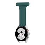 Samsung Galaxy Watch 4 40mm sjuksköterskeklocka rem mörkgrön