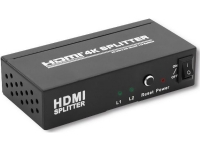 QOLTEC 52355 Aktiv HDMI-splitter v. 1.4 1x2