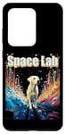 Coque pour Galaxy S20 Ultra Le propriétaire du Labrador Retriever jaune du Space Lab Colorful Spacey