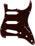 Fender Pickguard, Stratocaster® S/S/S, (with Truss Rod Notch), 11-Hole Vintage Mount, Tortoise Shell, 4-Ply