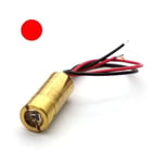 Point Tête Laser 650nm 9mm 3V 50mW Laser croix Diode Module tête de cuivre rouge