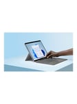 Microsoft Surface Pro Signature Keyboard - keyboard - with touchpad accelerometer Surface Slim Pen 2 storage and charging tray - QWERTZ - German - platinum - Tangentbord - Tysk - Grå