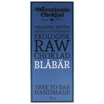 Wermlands Choklad Raw & Ekologisk Tree To Bar Choklad Blåbär