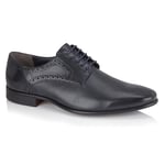 Silver Street London Men's Sutton Derby, Black, 9 UK