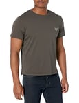 Emporio Armani Men's Eagle Patch Crew Neck T-Shirt, Dark Land, XL