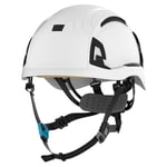 JSP EVO ALTASkyworkerSafety Helmet, Wheel Ratchet, Vented, White, All-round impact protection, Industrial Climbing helmetmeeting EN 12492 with a 4-point chinstrap (ARC170-000-100)