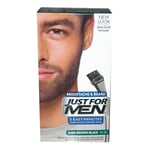 JUST FOR MEN BEARD GEL HAIR COLOUR NATURAL DARK BROWN M-45 - 1 PC