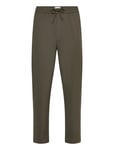 Les Deux Como Tapered Drawstring Pants - Sea Khaki Green