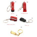 British Miniature London Model Key Ring Keychain Souvenir Red Bu 0 Mailbox