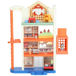 Bluey Hammerbarn Playset Shopping Centre With Figure And Accessories Light Sound