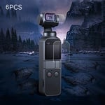 XIAODUAN professional - 6 PCS Lens Protector + Screen Tempered Glass Film for DJI New Pocket Gimbal