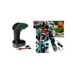 Trade Shop Traesio - Compresseur D'air Portable Led Light Car Plug 12v Cable 4,25mt Motorbike Camping
