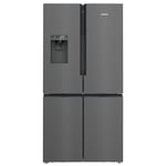 Siemens KF96DPXEA IQ-700 Four Door Fridge Freezer With Ice & Water - BLACK STEEL