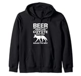Predator Hunting for American and Coyote Trapping Zip Hoodie