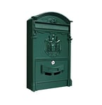 Kippen 10005CV 10005hp Postbox Model REGIUS, Color: Green, Dimensioni: 410x90x260 mm