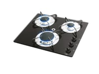 CAN Tempered Glass 3 Burner Gas Hob
