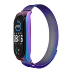 Xiaomi Mi Smart Band 5/6 Armband Metal - Lila