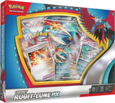 JCC Pokémon : Coffret Rugit-Lune-ex (1 Carte Promo Brillante, 1 Carte Grand Format Brillante et 4 boosters)