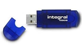 USB 128GB Flash Drive EVO Blue