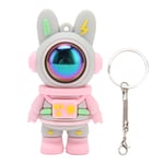 Cle USB 2.0 en forme de lapin de l'espace, design de dessin anime, memoire haute vitesse, plug and play, pour ordinateur portable, ordinateur de bureau, voiture, type 1, 64 Go