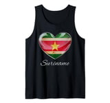 I Love Heart of Oak Suriname Flag - National Pride & Unity Tank Top