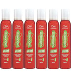 6 x 200ml Wella Shockwaves Volume Mousse