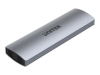 Unitek S1230a - Förvaringslåda - M.2 - M.2 Card (Pcie Nvme & Sata) - M.2 Card, Usb-C - Rymdgrå