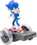 Sonic The Hedgehog- Sonic Speed RC Radiocommandé avec Commande en Forme d’Anneau