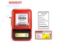 Niimbot B21 Röd Etikettskrivare