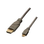 LINDY Câble adaptateur MHL vers HDMI - 0,5m