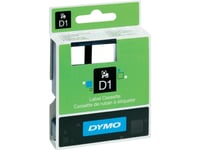 Dymo D1 - Standardpolyesteretiketter - Svart På Vitt - 9Mm X 7M, Svart På Vitt, Polyester, Belgien, -18 - 90 ° C, Dymo, Labelmanager, Labelwriter 450 Duo