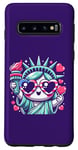 Coque pour Galaxy S10 Statue of Liberty Cute NYC New York City Manhattan 4th July