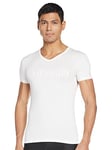 Emporio Armani Underwear Men's Essential Megalogo Crew Neck T-Shirt Pyjama Top, White, XL