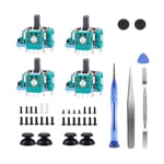 Analoga 3D-joysticks Analoga analoga cap med reparationsskruvmejselsats Lämplig för tillbehör till Playstation5-kontroller