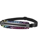 Nike Unisex Printed Waist Bag (Black/Dynamic Turquoise/Silver) - Black/Blue - One Size