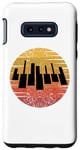 Coque pour Galaxy S10e Clavier de piano rétro pour les pianistes classiques
