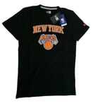 New Era Men’s Black NBA New York Knicks T-Shirt Size UK Small 36.5 - 37.5" Chest