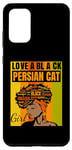 Galaxy S20+ Black Independence Day - Love a Black Persian Cat Girl Case