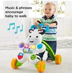 Learn with Me Zebra Walker – UK English Edition, Musical Infant Walking Toy,