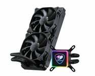 Cougar Aqua 360 mm CPU Liquid Cooling with Addressable RGB and Remote Controller