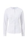 Coster Copenhagen - Bluse med knytebånd Hvit 38 White 200 Vevd|Bomull|Polyamid|Elastan