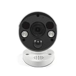 Swann POE Cat5e NVR 4K HD Vidéo Intérieure ou Extérieure Caméra de Surveillance Filaire Vision Nocturne Couleur Détection de Mouvement Thermique Lumières LED Boîtier Métal Détection Visage 2 Voies