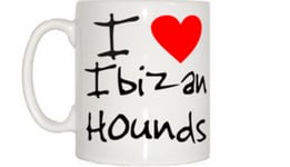 I Love Heart Ibizan Hounds Mug