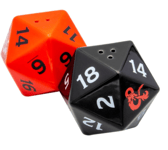 Dungeons & Dragons 3D Salt and Pepper Shaker Dice