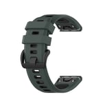 Garmin Fenix ​6X Sapphire GPS / ​​5X - Silikon klockarmband 26 mm Grön/svart
