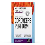 Mushrooms For Life Organic Cordyceps Perform - 60 Capsules